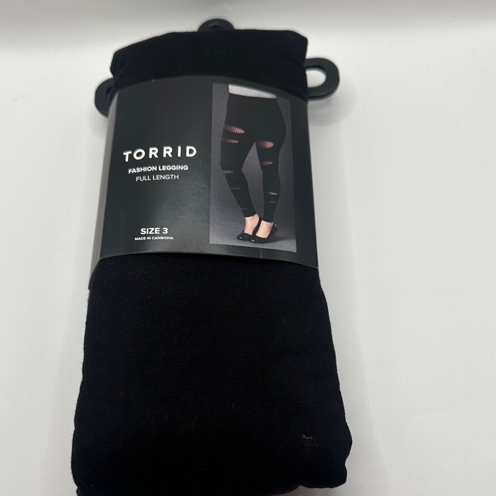Torrid Black Full-Length Fashion Leggings
